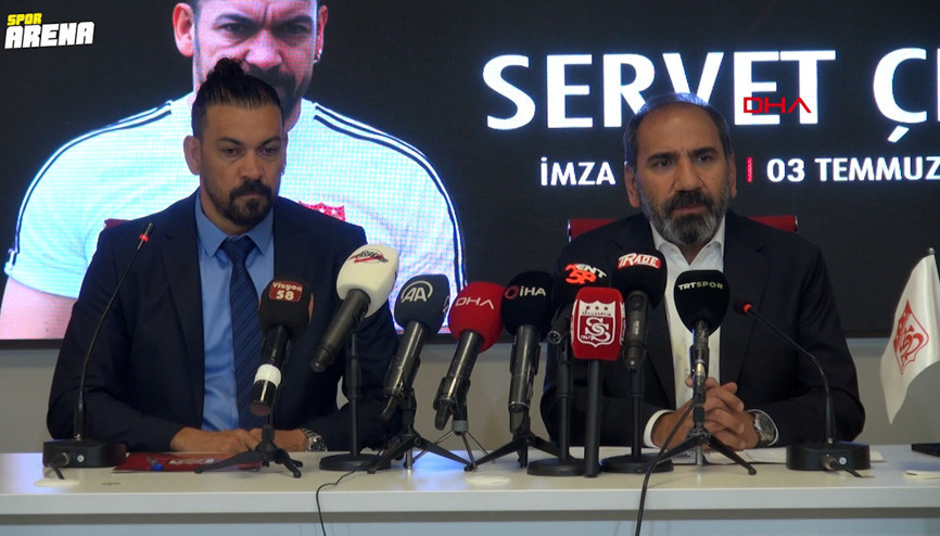 Sivasspor, Servet Çetin ile sözleşme imzaladı Sivasspor, Servet Çetin ile sözleşme imzaladı