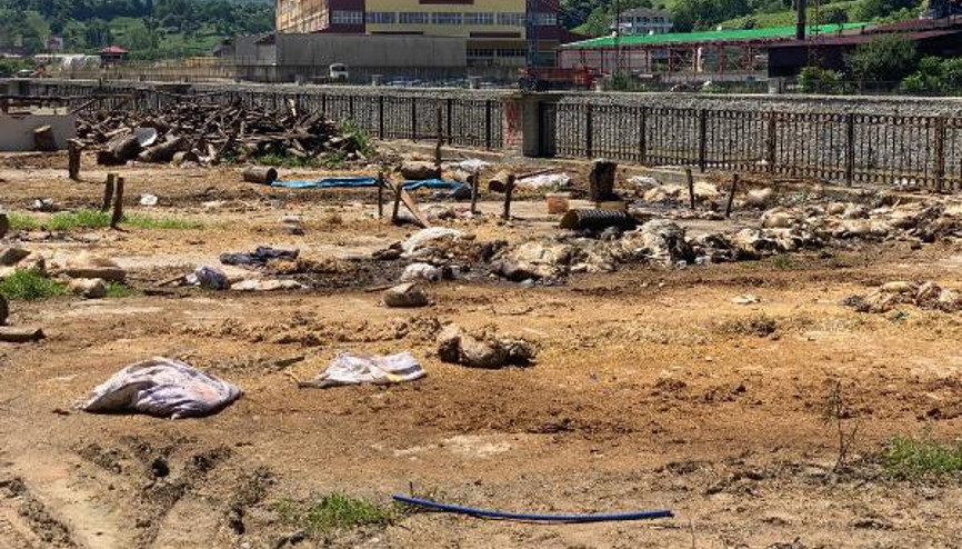 Kurban bitti, atıkları kaldı; tepki üzerine 1 gecede temizlendi Kurban bitti, atıkları kaldı; tepki üzerine 1 gecede temizlendi