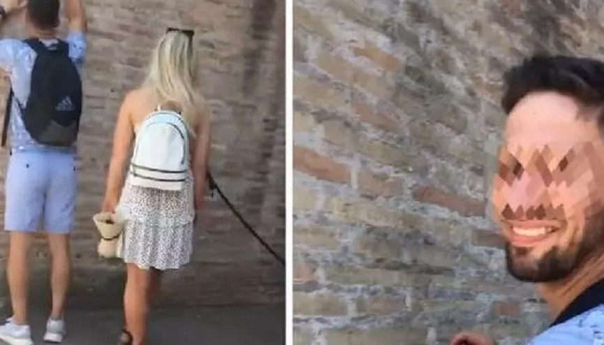 Kolezyum’a adını kazıyan turist özür diledi:  ‘Antik olduğunu bilmiyordum’