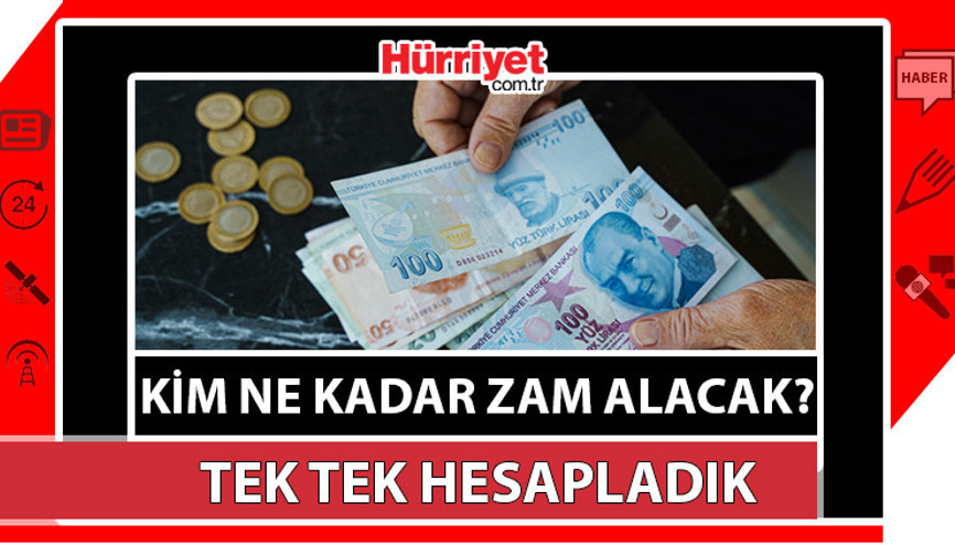 MEMUR MAAŞI ZAMMI TABLOSU TEMMUZ 2023 | (MAAŞLARA GÖRE KİM NE KADAR ZAM ALACAK) | Memur zammı ne kadar, kaç TL oldu İşte, tek tek memur maaş zammı hesaplaması