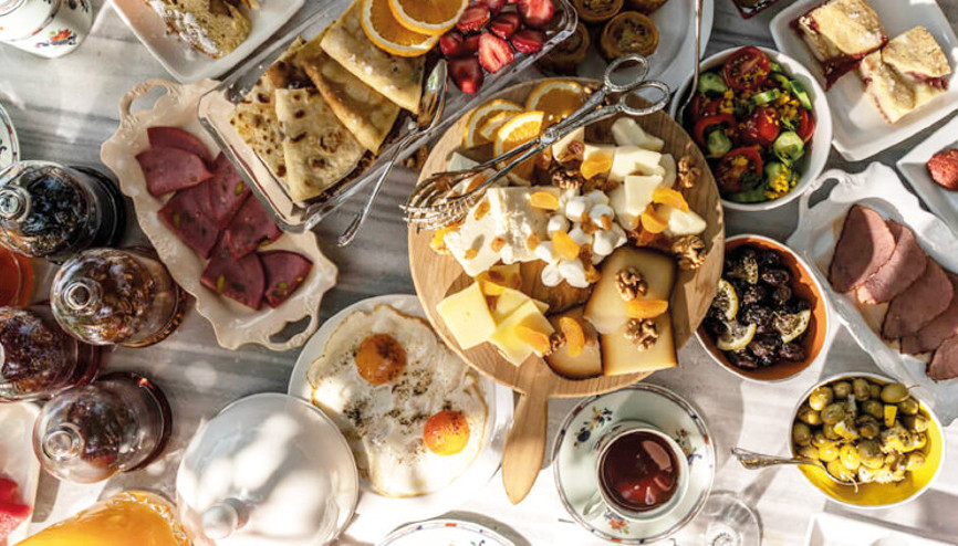 Yaz tatiline böyle bir  kahvaltı yakışır