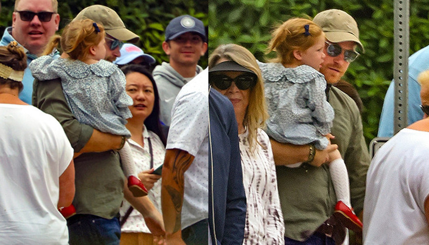 İngiliz prenses artık iyice Amerikalı oldu: Babasının kucağında Bağımsızlık Günü kutlamalarında