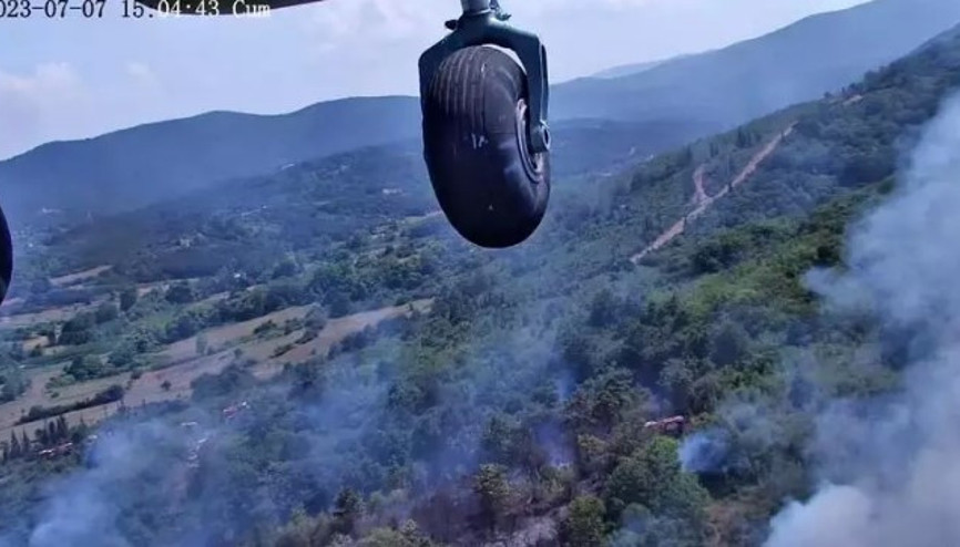Çanakkale’de orman yangını