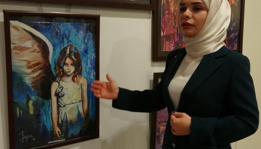 PDR öğrencisi Feyzanın psikolojik sergisi