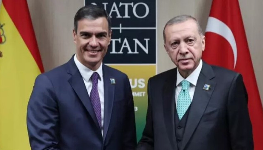 Cumhurbaşkanı Erdoğan, İspanya Başbakanı Sanchez ile görüştü