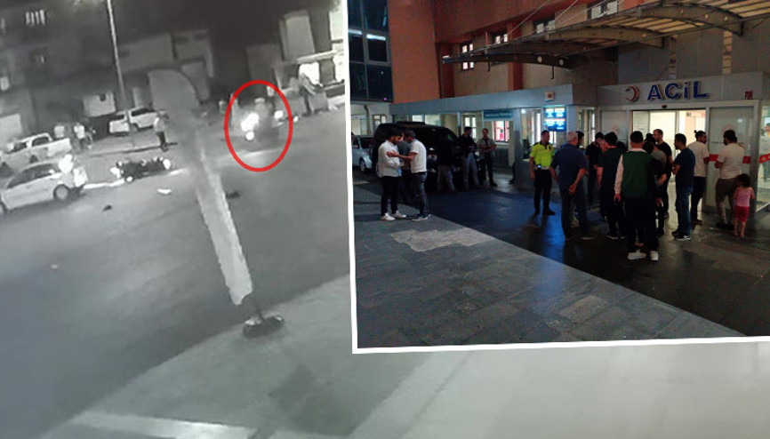 Yer Batman... İki polisin yaralandığı kaza güvenlik kamerasında Yer Batman... İki polisin yaralandığı kaza güvenlik kamerasında