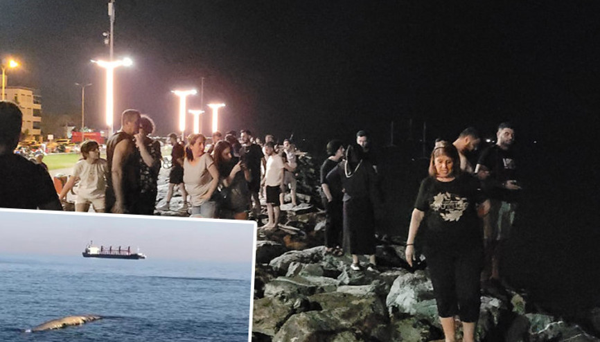 Hatayda ilginç olay: Balina sandılar, boru çıktı