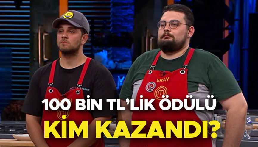 MASTERCHEF ÖDÜLÜ KİM KAZANDI | 14 Temmuz MasterChef 100 bin TLyi kim aldı, Eray, Batuhan mı kazandı İşte MasterChef All Star sezonun ilk ödülünü kazanan isim