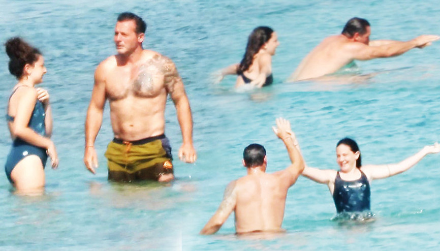 Baba- kız yarıştılar