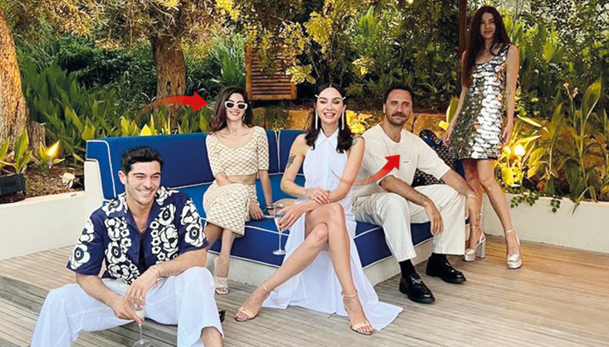 Eski sevgililer poz verdi