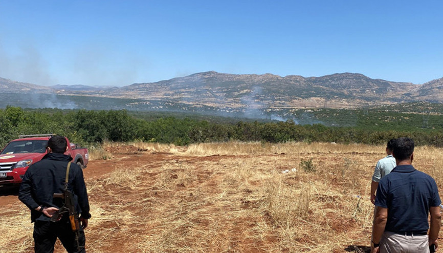 Diyarbakır Licedeki orman yangını 20 saat sonra kontrol altında