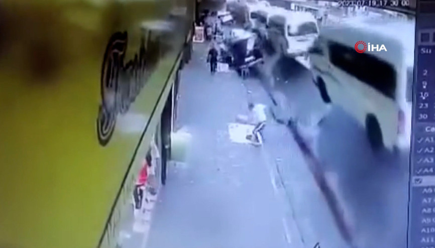 Caddeyi savaş alanına çeviren doğal gaz patlaması Ölü ve yaralılar var