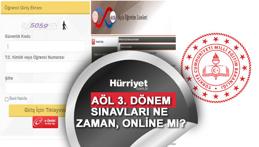 AÖL SINAV TARİHLERİ MEB 2023: Açık Lise (AÖL) 3. dönem sınavları ne zaman başlıyor Açıköğretim lisesi sınavları online mı MEB kararını duyurdu… İşte, yeni takvim