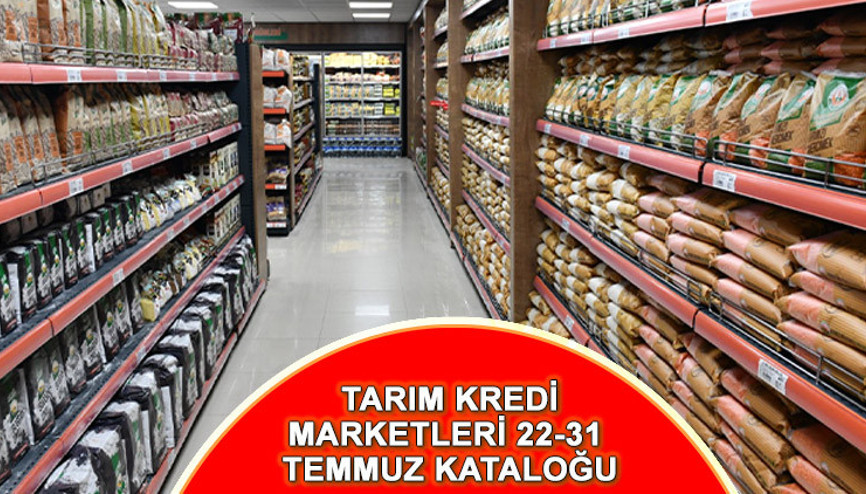 Tarım Kredi marketleri kataloğu 22- 31 Temmuz 2023: Süt ürünleri, temizlik ve temel gıda ürünlerinde indirim fırsatı