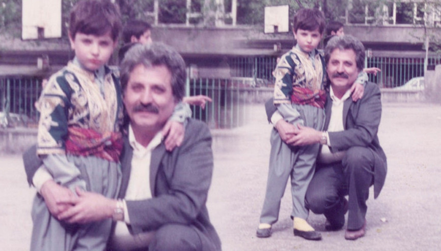 Babamın bu fotoğrafımızdaki yaşına girdim bu akşam...