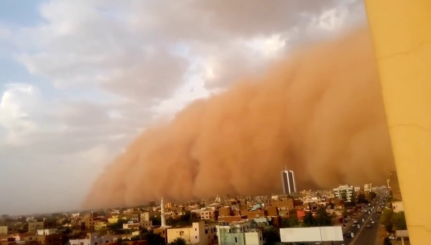 Sudan’da kum fırtınası etkili oldu