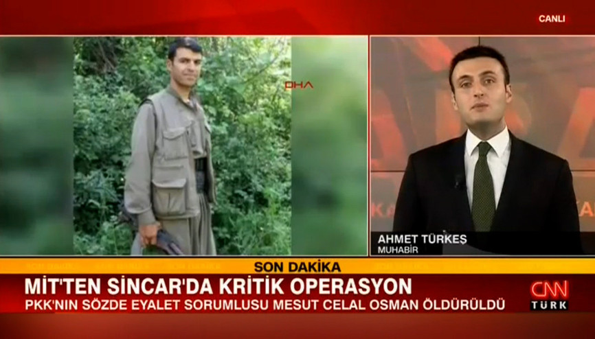 MİTten Sincarda nokta operasyon: Terörist Mesut Celal Osman etkisiz hale getirildi
