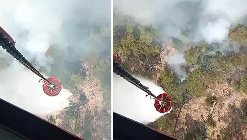 Boludaki orman yangınına müdahale