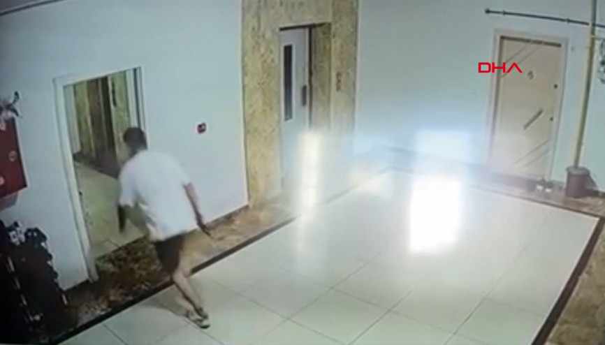 Gaziantepte kardeş cinayeti kamerada