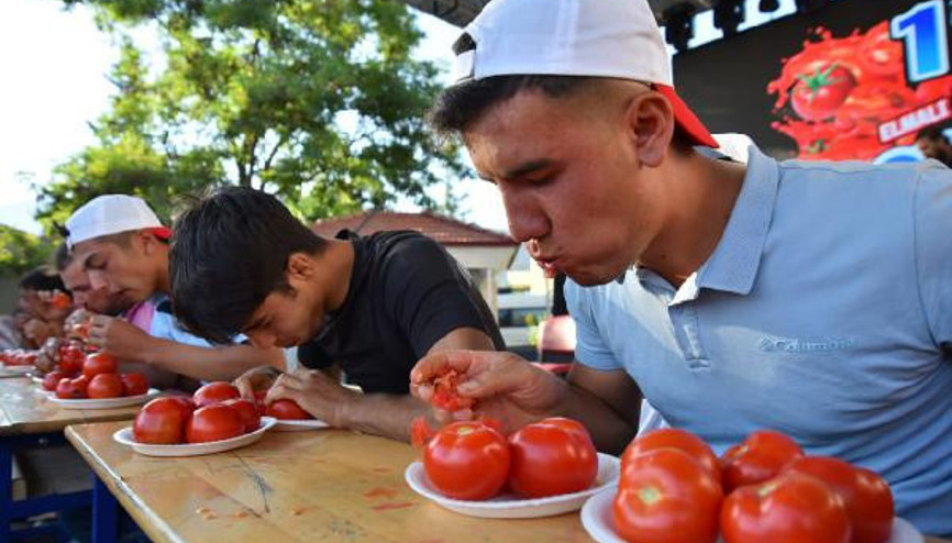 Elmalıda Eskihisar Domates Festivali yapıldı
