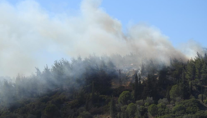 Çanakkale’deki orman yangını kontrol altında