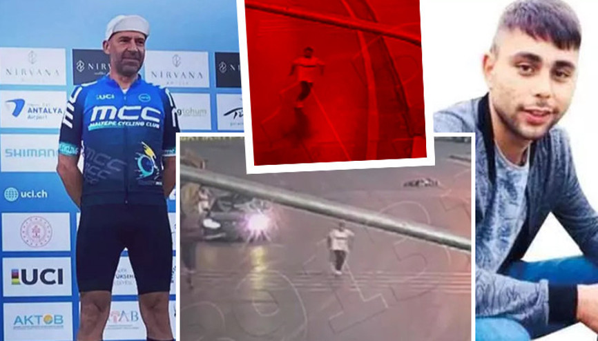 Bostancı’da bisikletli Doğanay Güzelgünü katletmişti Temel Ünlünün kaçma anı kamerada