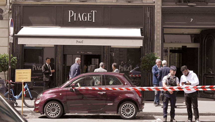 Paris’te film gibi soygun