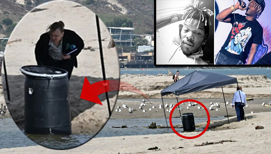 Plaja vuran varilin içinde bulunan cansız bedenin sahibi rap sanatçısı çıktı