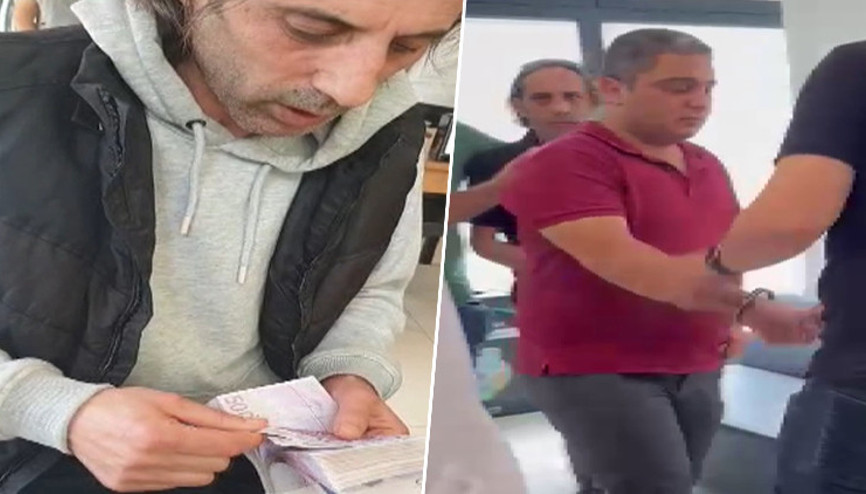 100 bin euroyu almaya gelen dolandırıcılar bankada böyle yakalandı