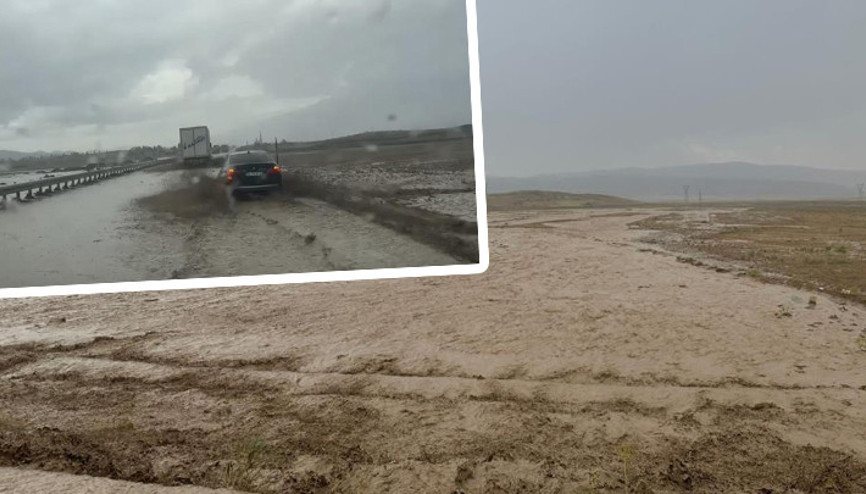 Doğubayazıtta sel: Türkiye-İran karayolu kapandı
