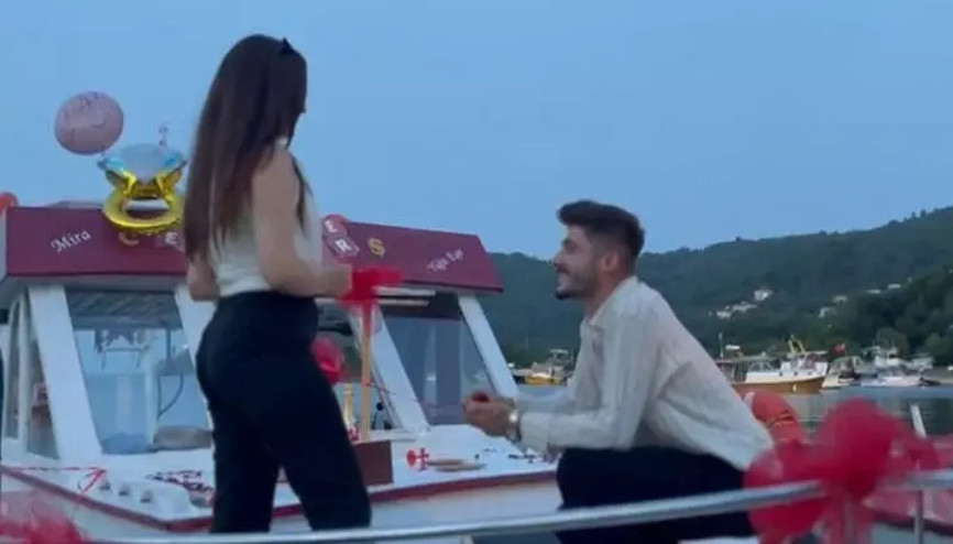 Evlilik teklifi sırasında denize düşen yüzük, dalgıç tarafından bulundu