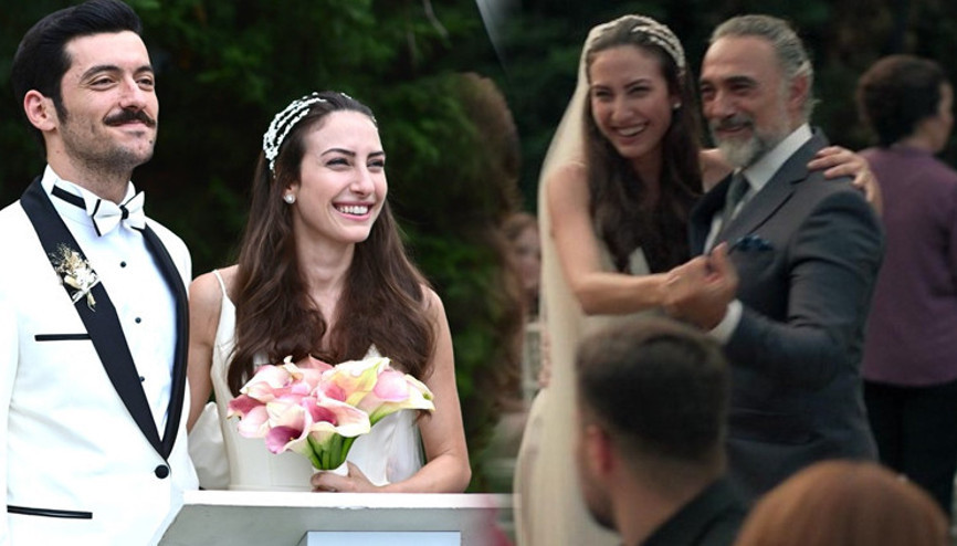 Beste ve Mahmut evlendi... Baba kızdan ilk dans