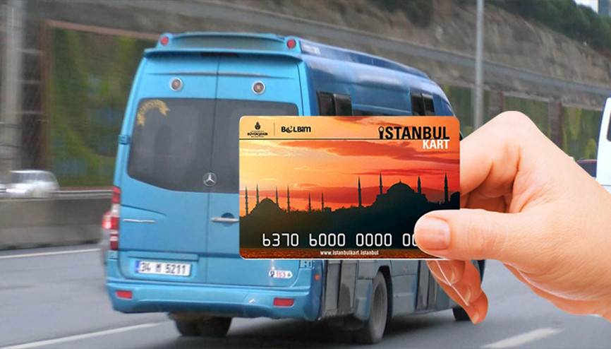 Minibüste İstanbulKart geçiyor mu, kullanılıyor mu Minibüslerde akbil kullanımı için düğmeye basıldı