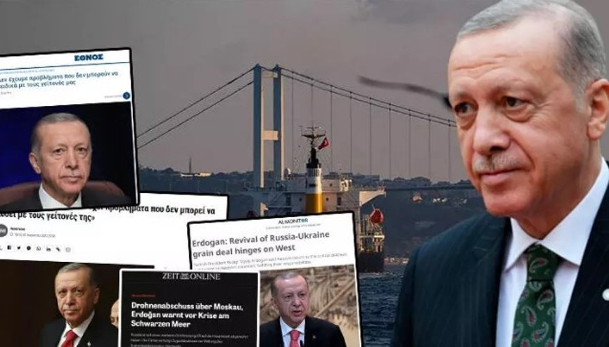 Cumhurbaşkanı Erdoğanın sözleri dünya basınında manşet oldu
