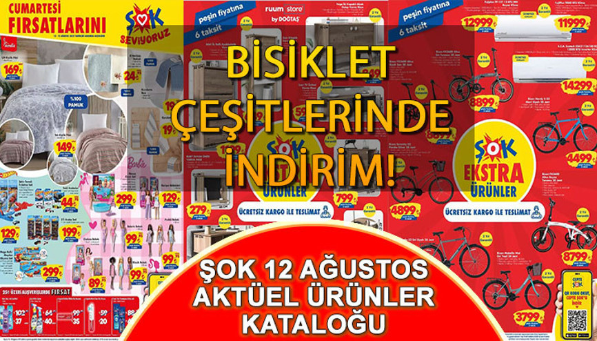 ŞOK 12 Ağustos Kataloğu (YENİ) | ŞOK’ta Cumartesi günü kitaplık, dolap, TV ünitesi, konsol ve bisiklet çeşitleri satışa çıkıyor… ŞOK 12 Ağustos Kataloğu (YENİ) | ŞOK’ta Cumartesi günü kitaplık, dolap, TV ünitesi, konsol ve bisiklet çeşitleri satışa çıkıyor…