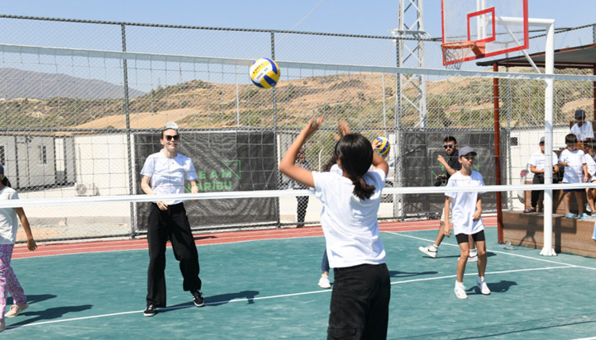 Hatay’da çocuklar ve gençler için yeni spor alanı