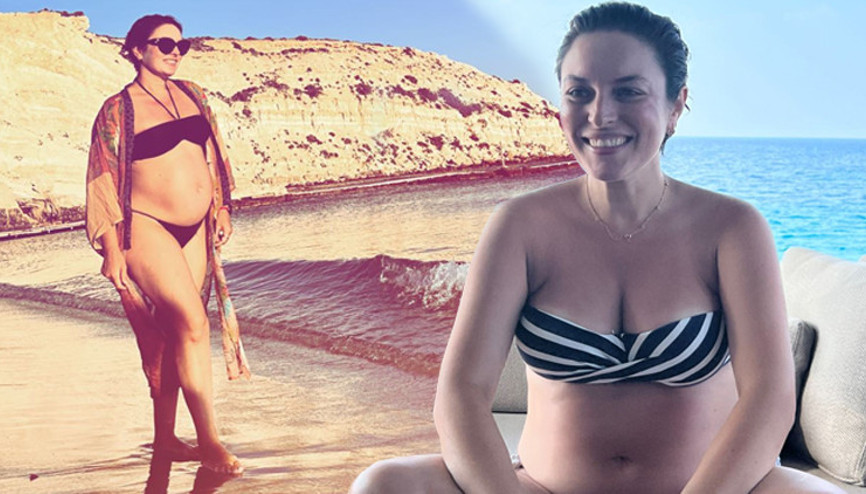 Doğum için gün sayıyor... Ezgi Moladan hamile pozu