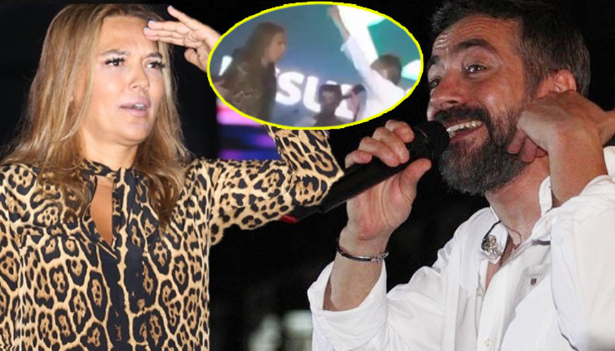 Sahneye gelip uyardı... Resul Dindar ve Demet Akalın arasında gerginlik