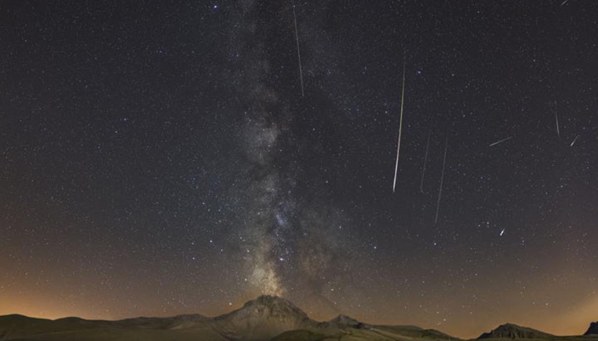 Perseid Meteor Yağmuru Erciyeste görüntülendi
