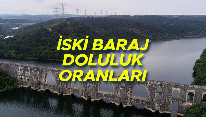 İSKİ BARAJ DOLULUK ORANLARI 14 AĞUSTOS 2023: İstanbul baraj doluluk oranı yüzde kaç
