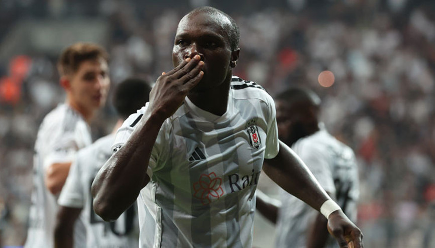 Aboubakara 12 dakika yetti Beşiktaş - Neftçi Bakü maçına girdi, skoru ve oyunu değiştirdi