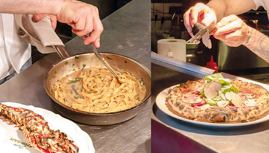 Şehirdeki tüm İtalyanlara kafa tutuyor