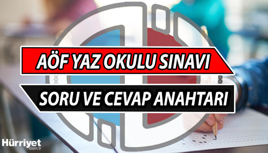 AÖF yaz okulu sınav soruları ve cevapları 2023: AÖF yaz okulu cevap anahtarı Anadolu Üniversitesi tarafından yayımlandı mı AÖF yaz okulu sınav soruları ve cevapları 2023: AÖF yaz okulu cevap anahtarı Anadolu Üniversitesi tarafından yayımlandı mı