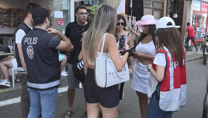 Büyükadada kaçak göçmen denetimi