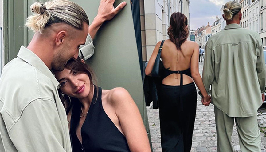 Ünlü çiftten romantik paylaşım... Aşıklar el ele