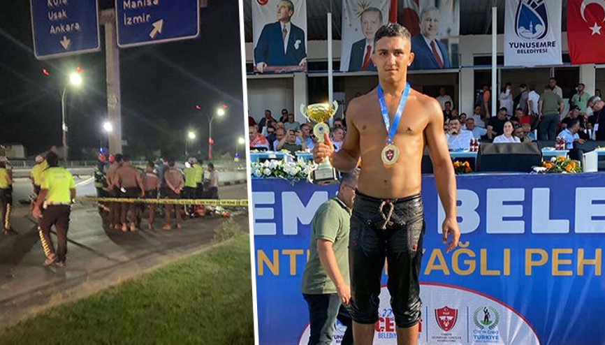 Manisadaki korkunç kazada dört can kaybı... Milli güreşçi Beytullah Sarı ağır yaralandı