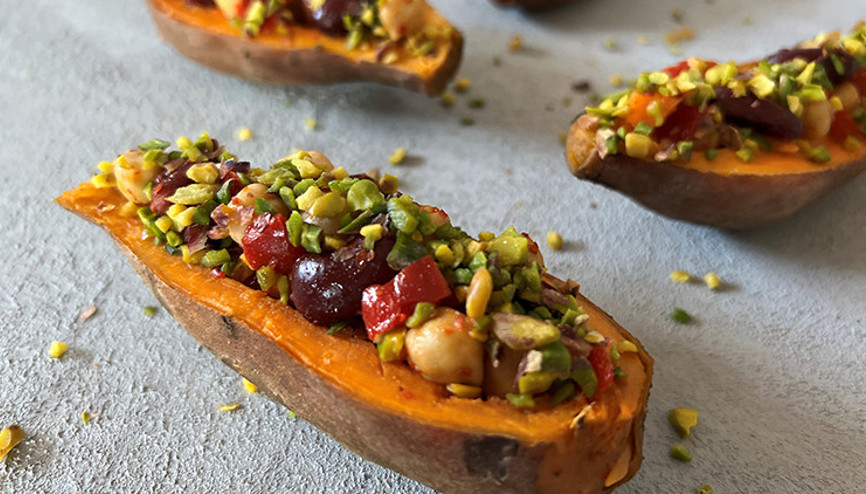 Bildiğiniz patates salatalarını unutun Tatlı patates salatası tarifi Bildiğiniz patates salatalarını unutun Tatlı patates salatası tarifi