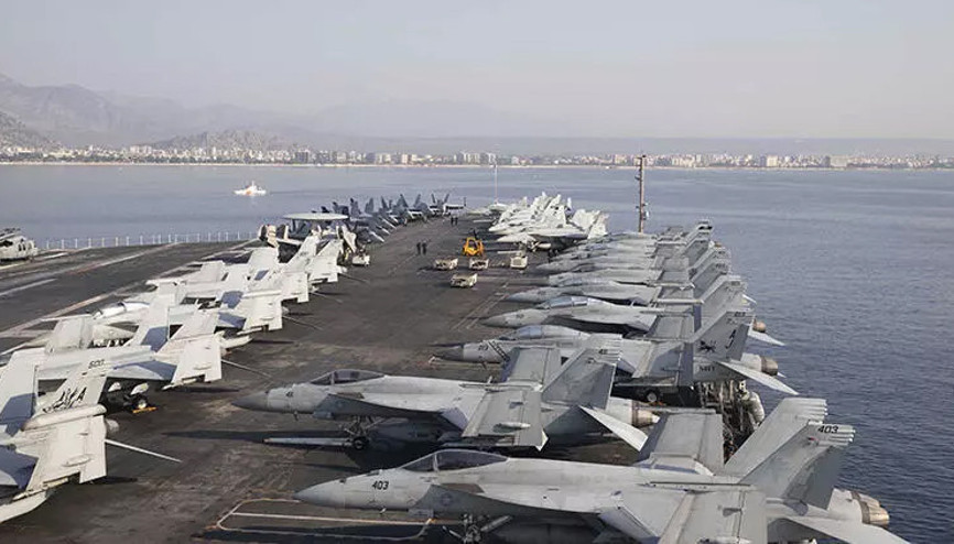 Dünyanın en büyük uçak gemisi Antalyada