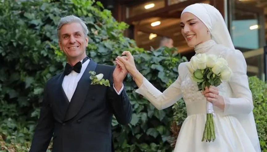 Eşine serenat yaptı... Ünlü oyuncu evlendi