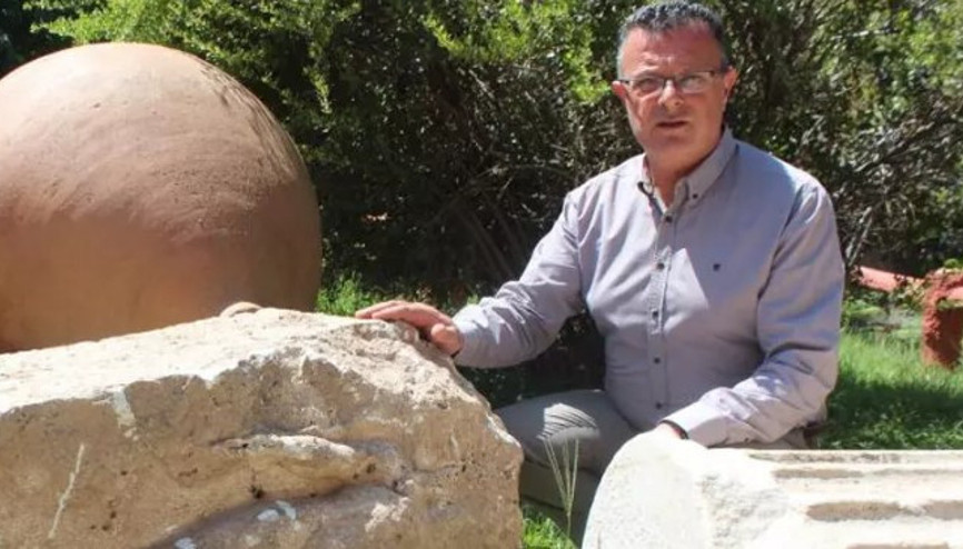 Manisada altyapı çalışmasında bulunan kabartma heykel koruma altına alındı